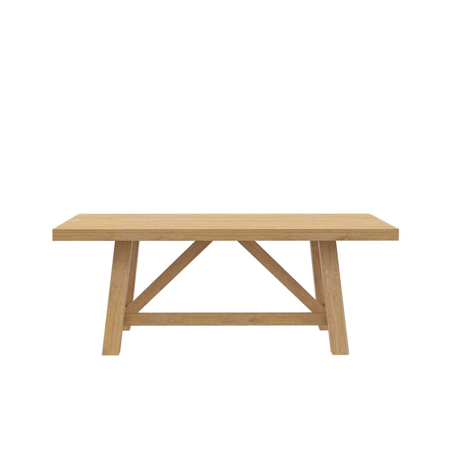 Eleanor Trestle Dining Table, Natural