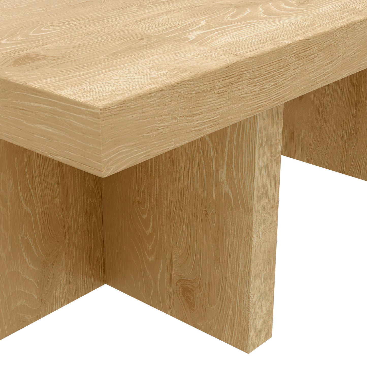 Donte Rectangular Coffee Table, Natural