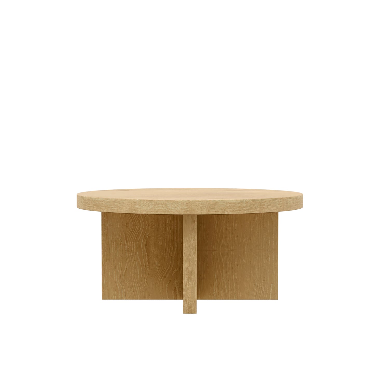 Donte Round Coffee Table, Natural