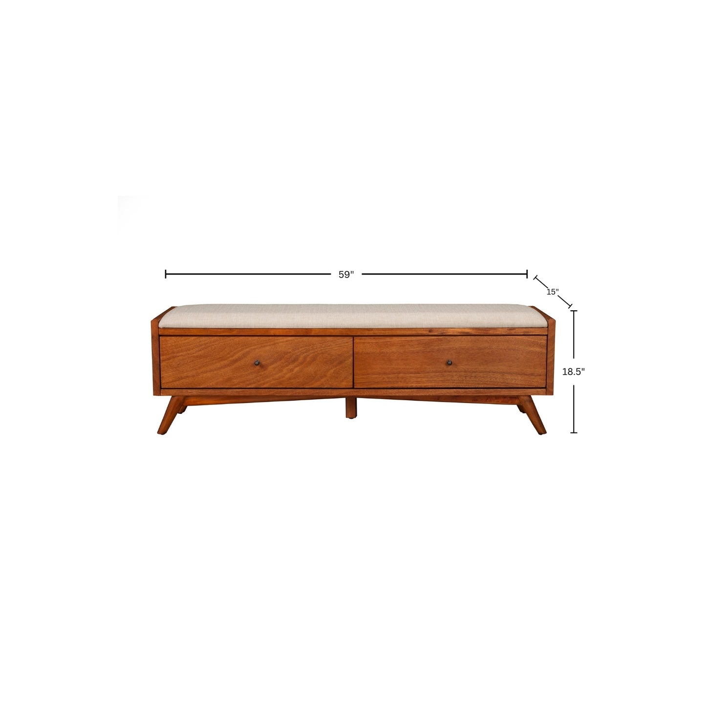 Flynn Bench, Chestnut