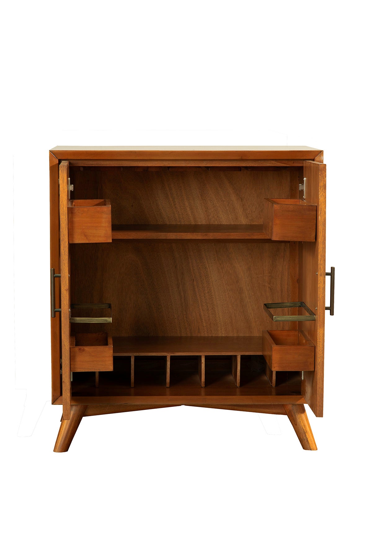 Flynn Small Bar Cabinet, Acorn