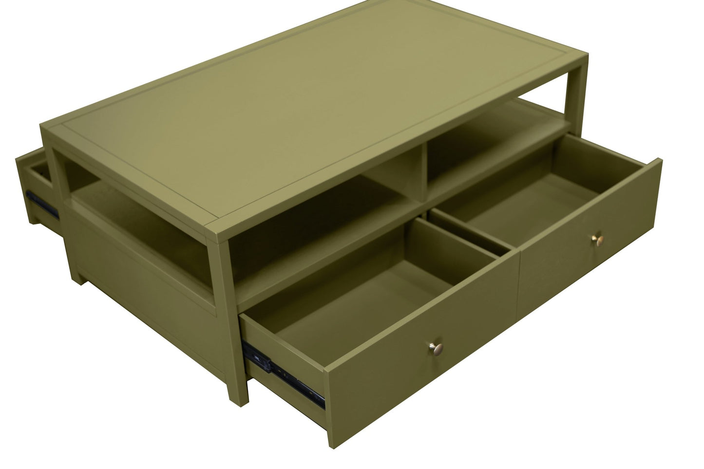 Avery Cocktail Table, Olive Green - Alpine Furniture
