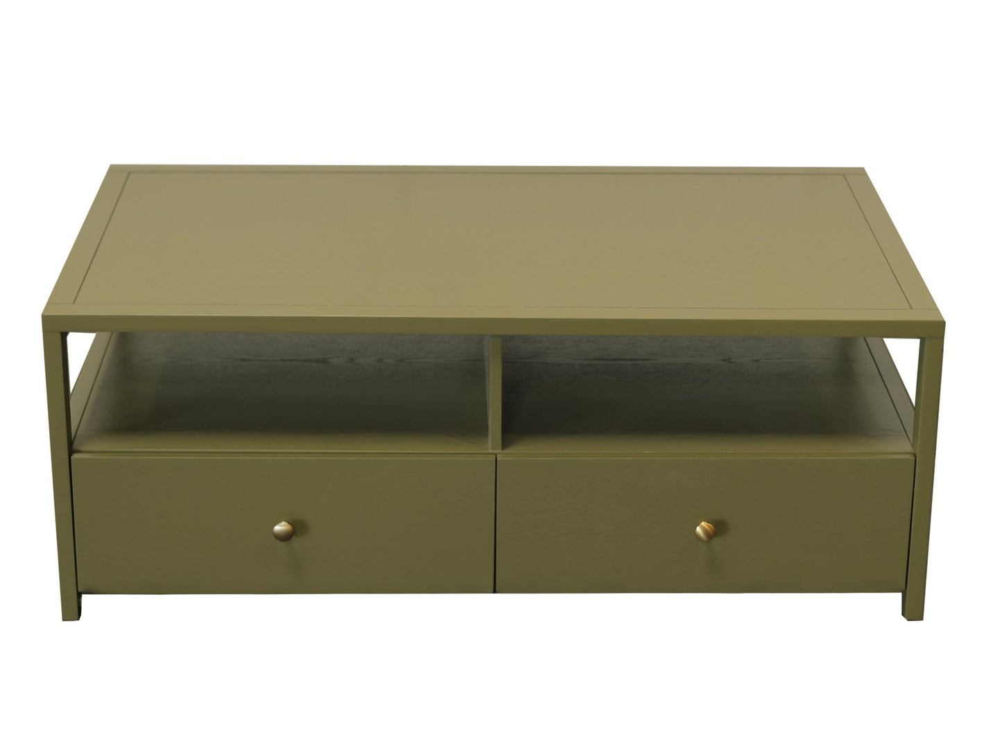 Avery Cocktail Table, Olive Green - Alpine Furniture
