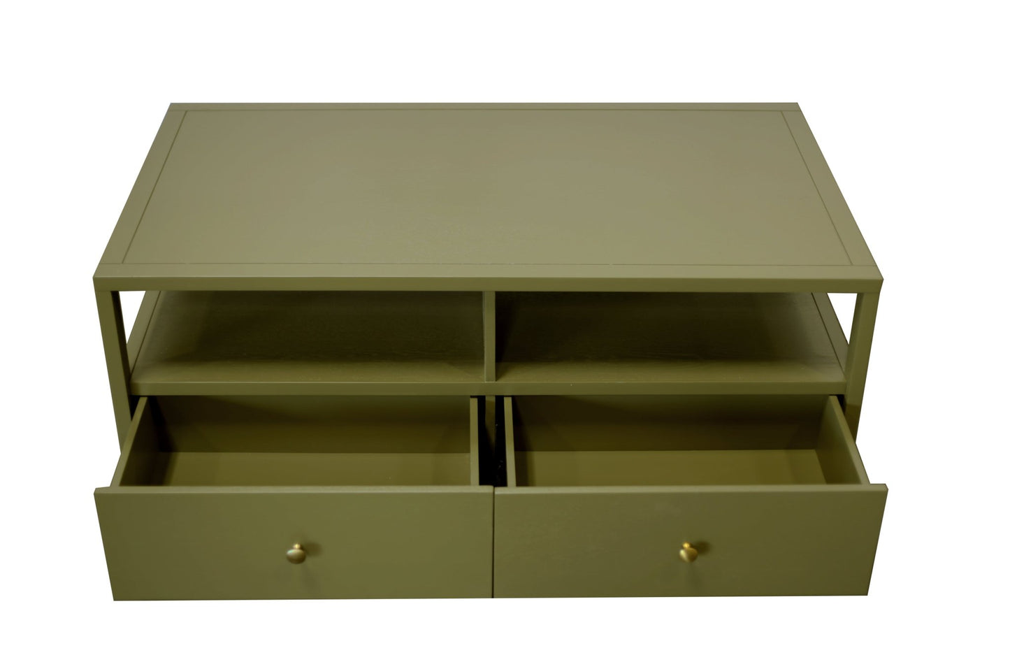Avery Cocktail Table, Olive Green - Alpine Furniture