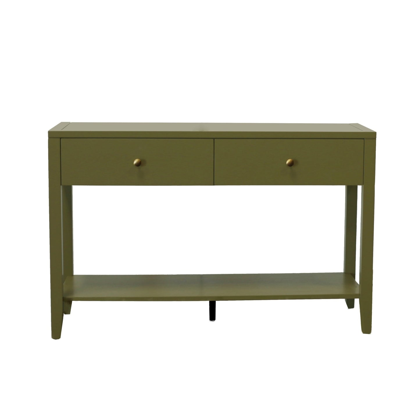 Avery Console Table, Olive Green - Alpine Furniture