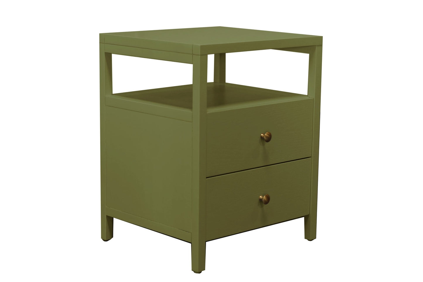 Avery End Table, Olive Green - Alpine Furniture