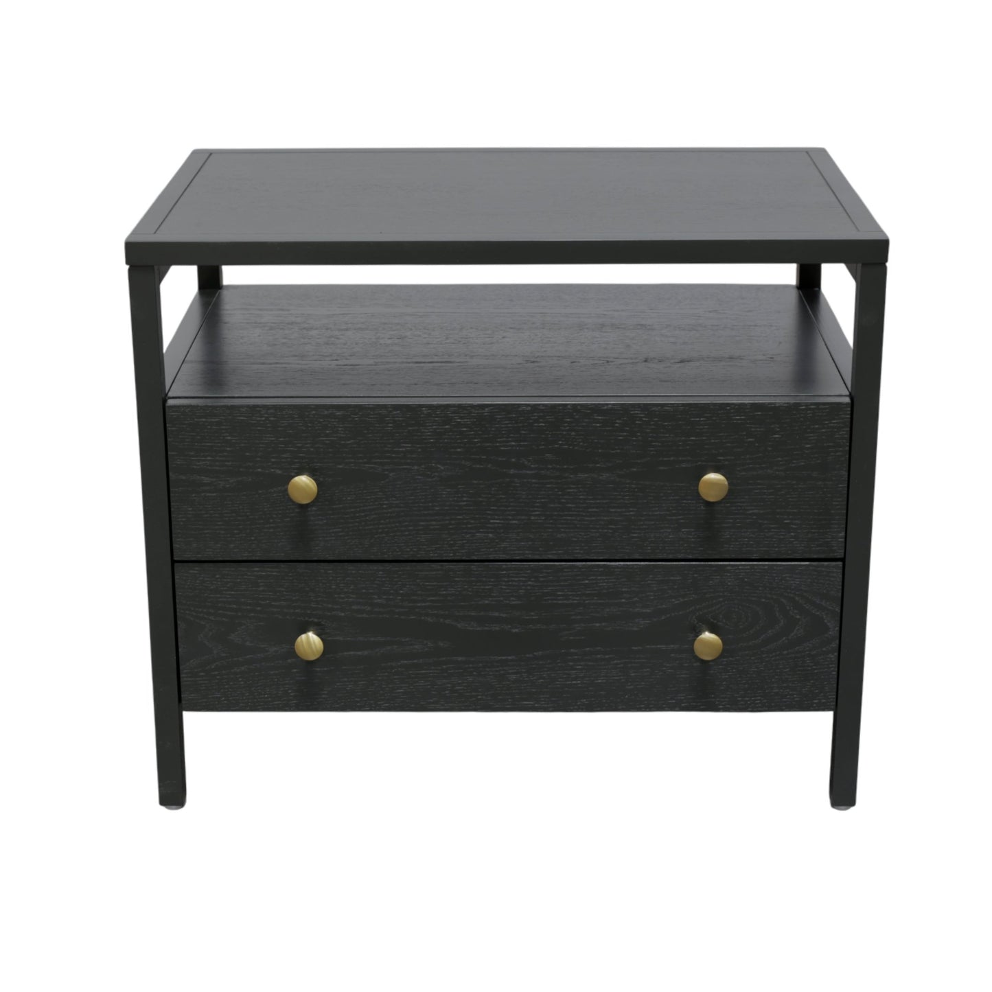 Avery Nightstand, Black - Alpine Furniture