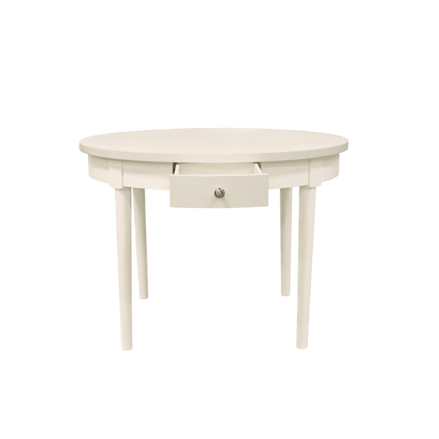 Avery Round Dining Table, Coconut Milk - Alpine Furniture