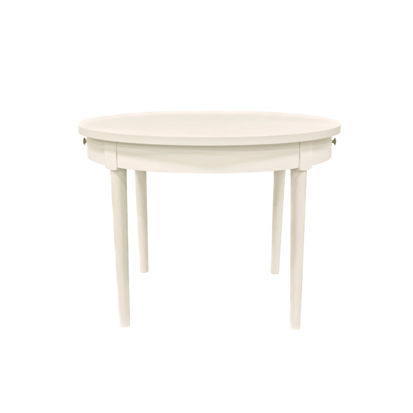 Avery Round Dining Table, Coconut Milk - Alpine Furniture