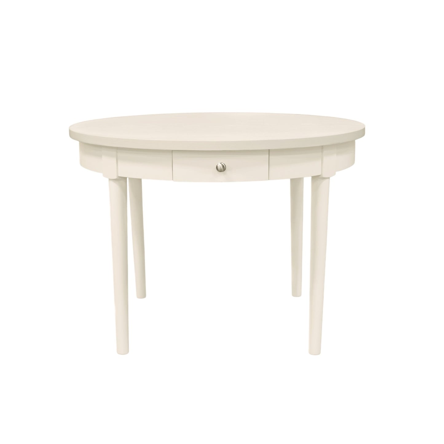 Avery Round Dining Table, Coconut Milk - Alpine Furniture