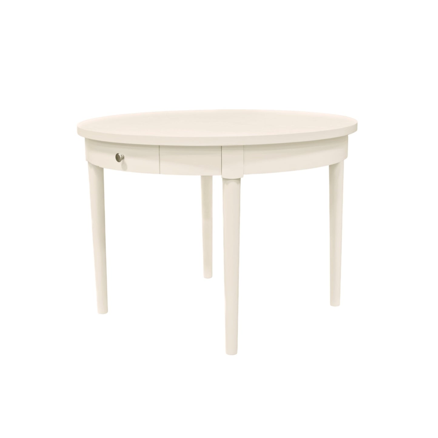 Avery Round Dining Table, Coconut Milk - Alpine Furniture