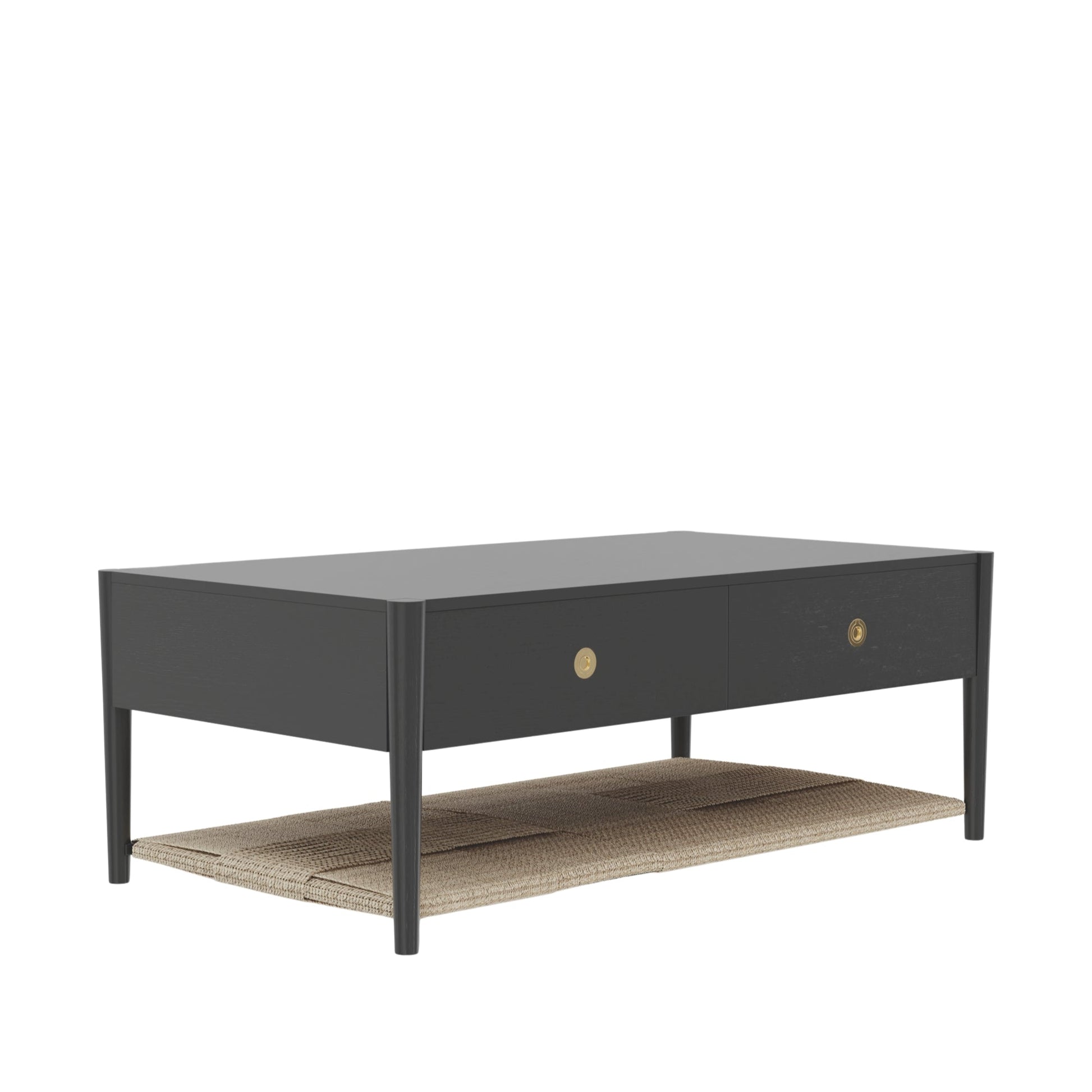 Cleo Coffee Table, Charcoal Gray - Alpine Furniture