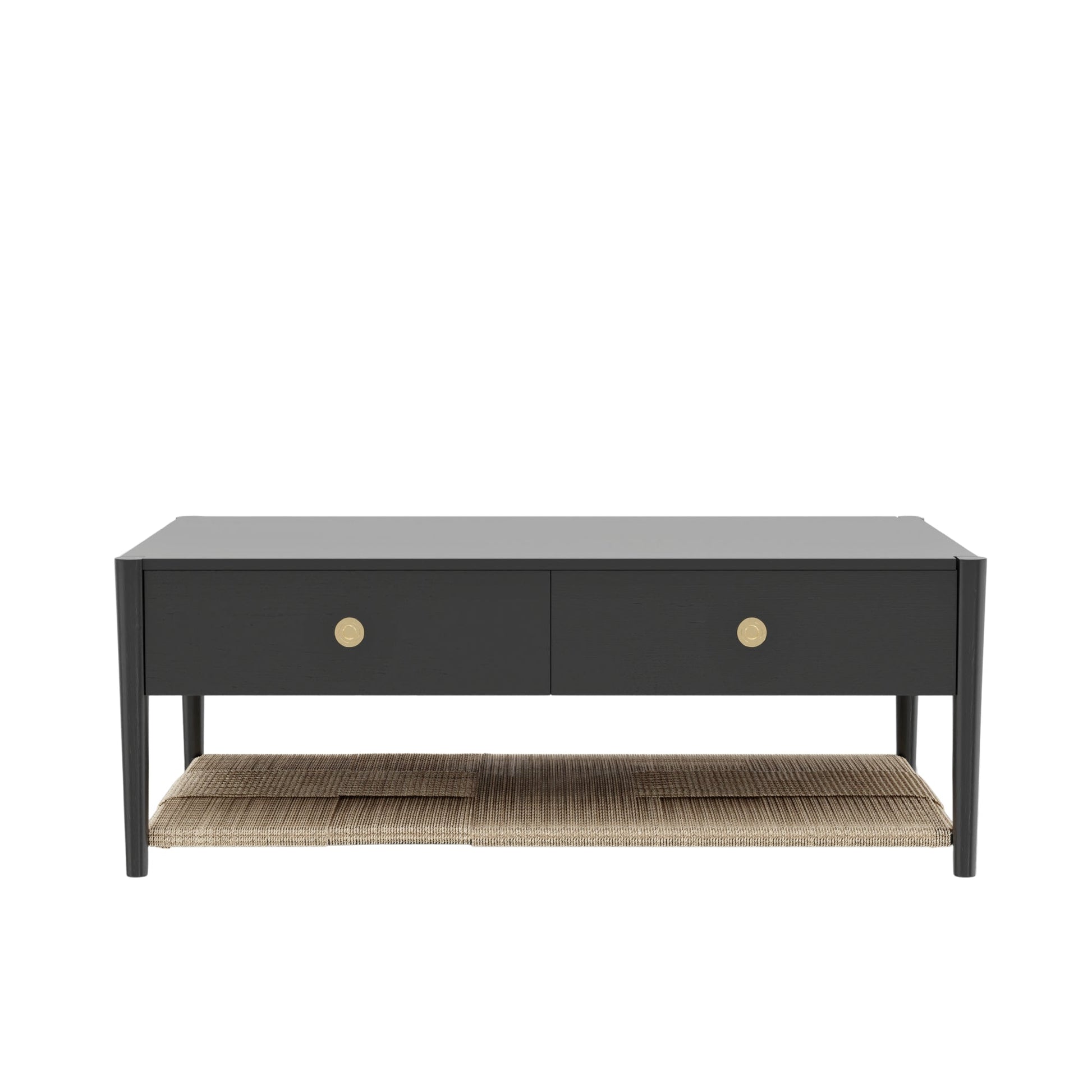 Cleo Coffee Table, Charcoal Gray - Alpine Furniture