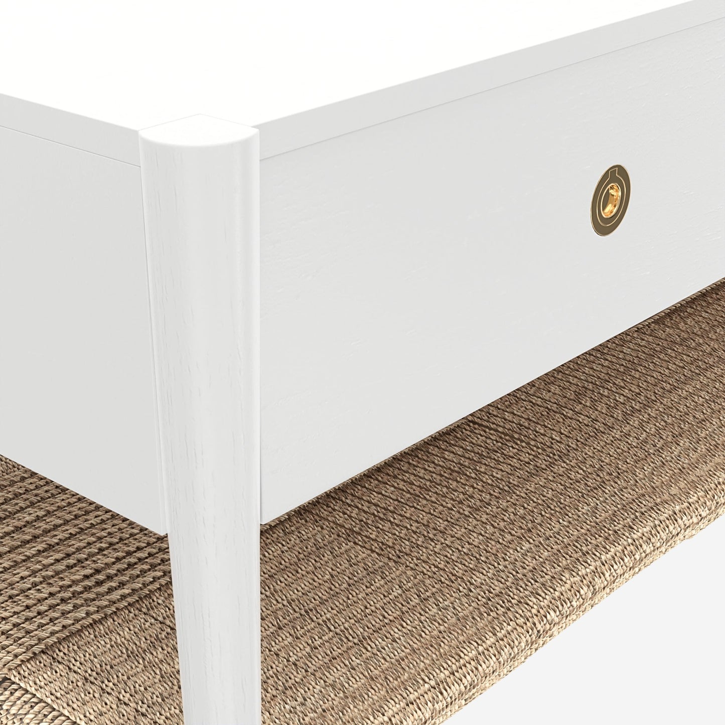 Cleo Coffee Table, Coconut Milk - Alpine Furniture