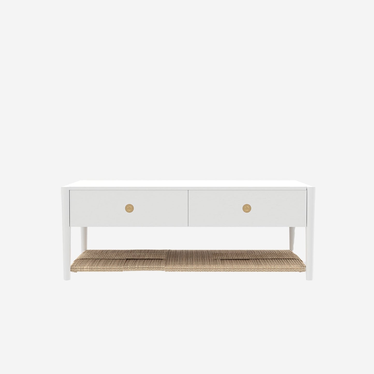 Cleo Coffee Table, Coconut Milk - Alpine Furniture