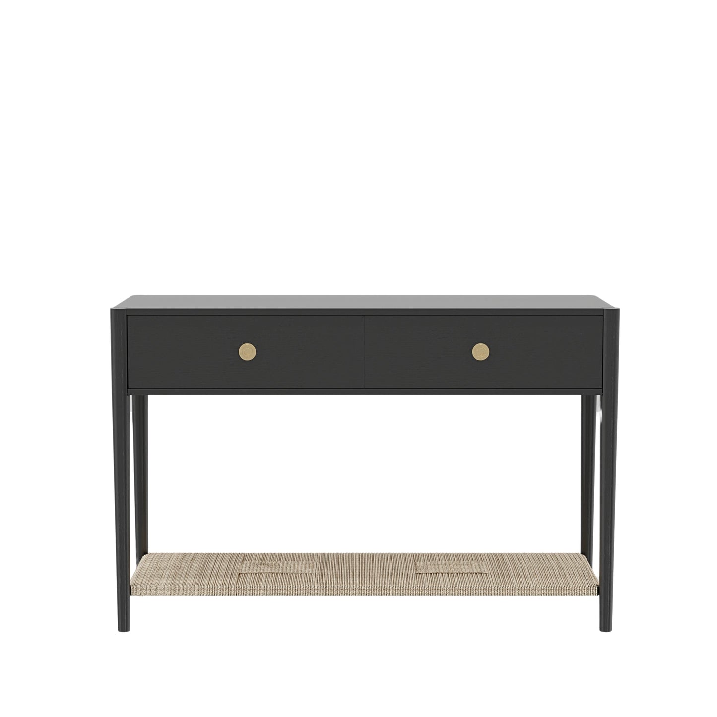 Cleo Console Table, Charcoal Gray - Alpine Furniture
