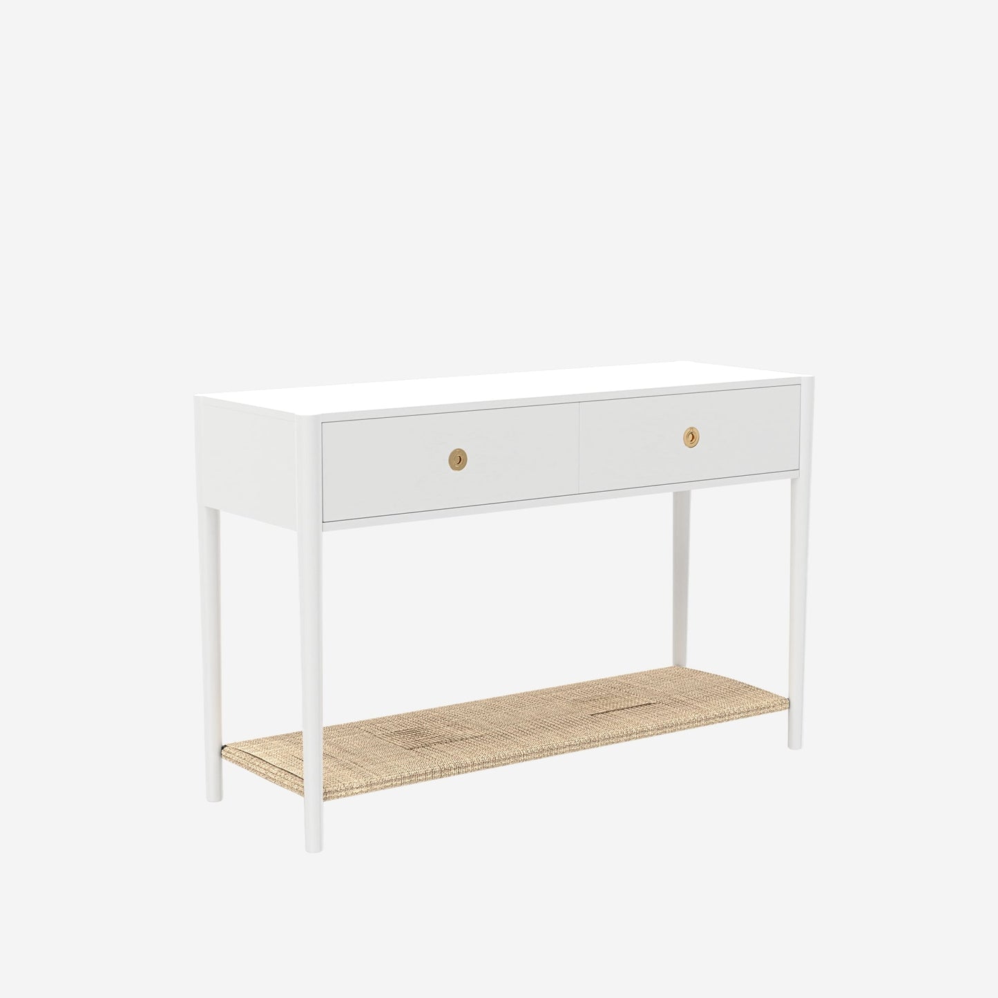 Cleo Console Table, Coconut Milk - Alpine Furniture