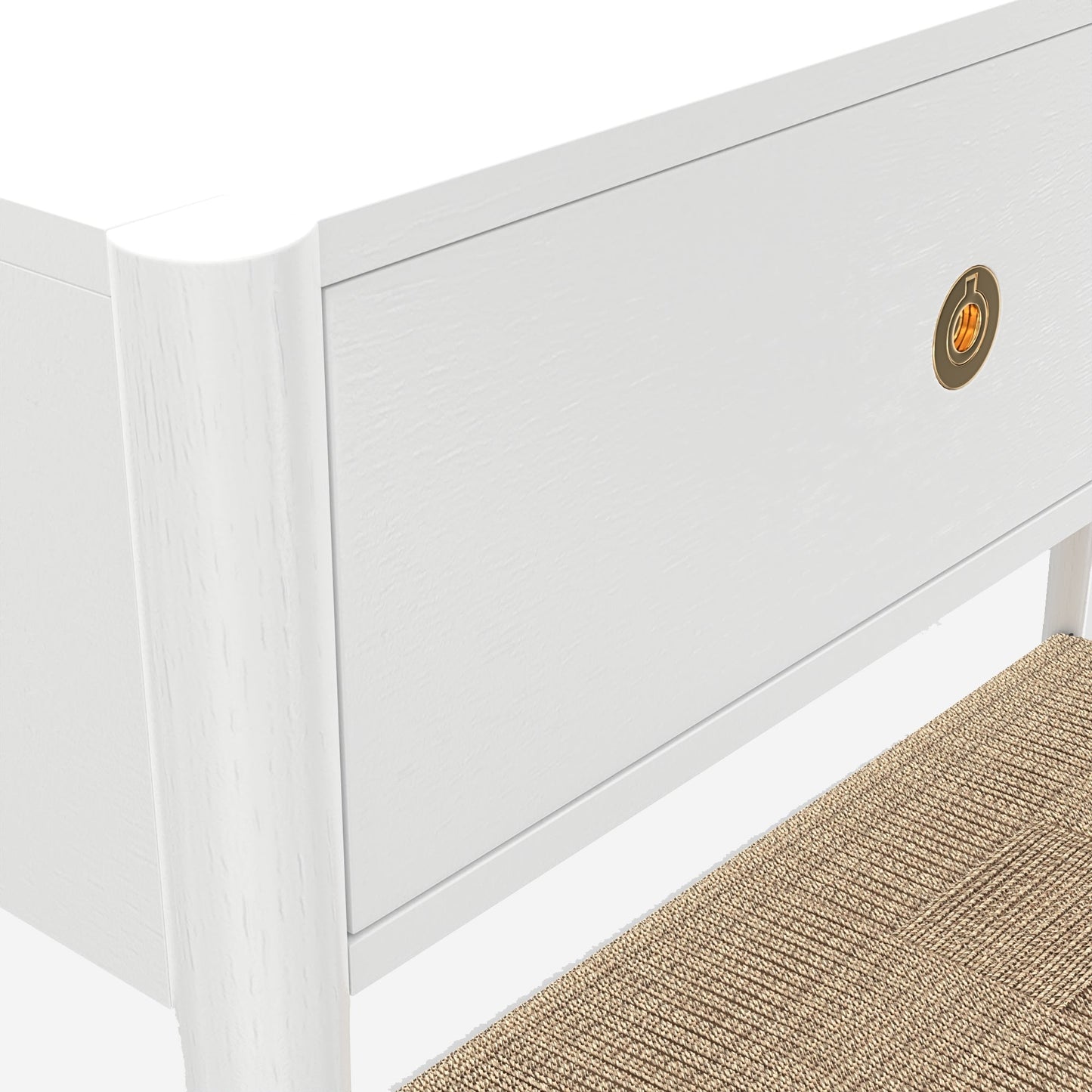 Cleo Console Table, Coconut Milk - Alpine Furniture