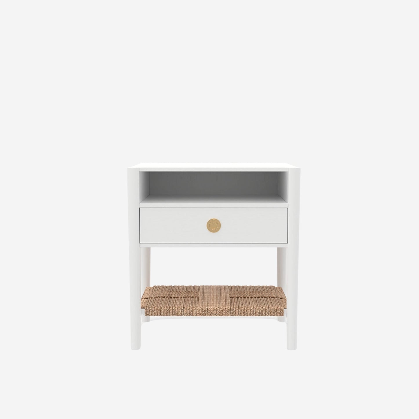 Cleo Nightstand, Coconut Milk - Alpine Furniture
