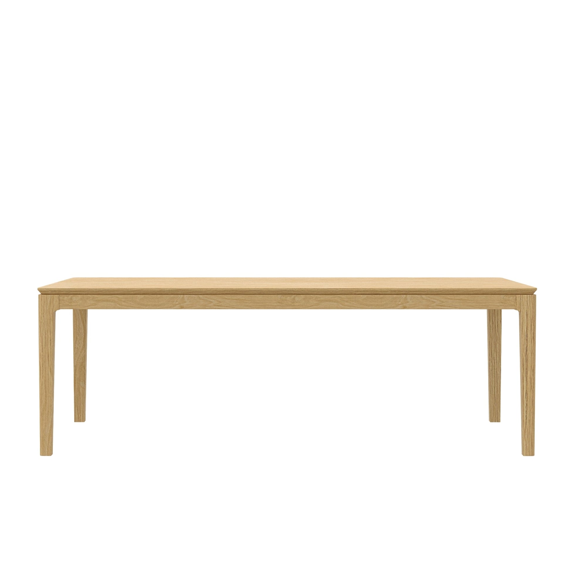 Cove Rectangular Extension Dining Table, Light Oak - Alpine Furniture