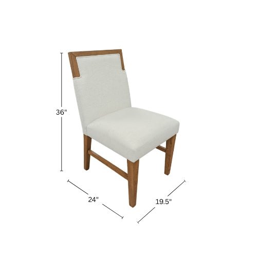 Donte Oak Side Chairs, Set of 2 - Alpine Furniture