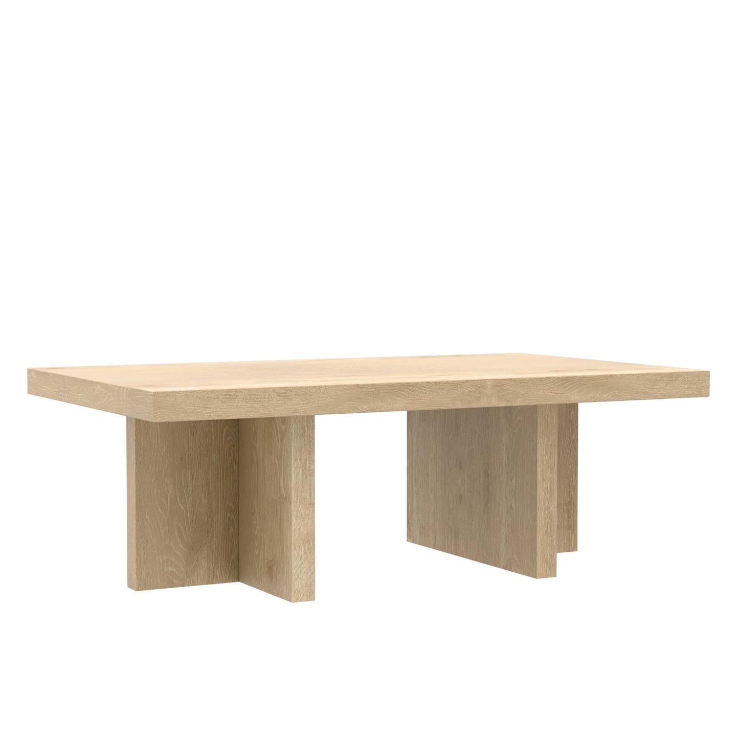 Donte Rectangular Coffee Table, Natural - Alpine Furniture