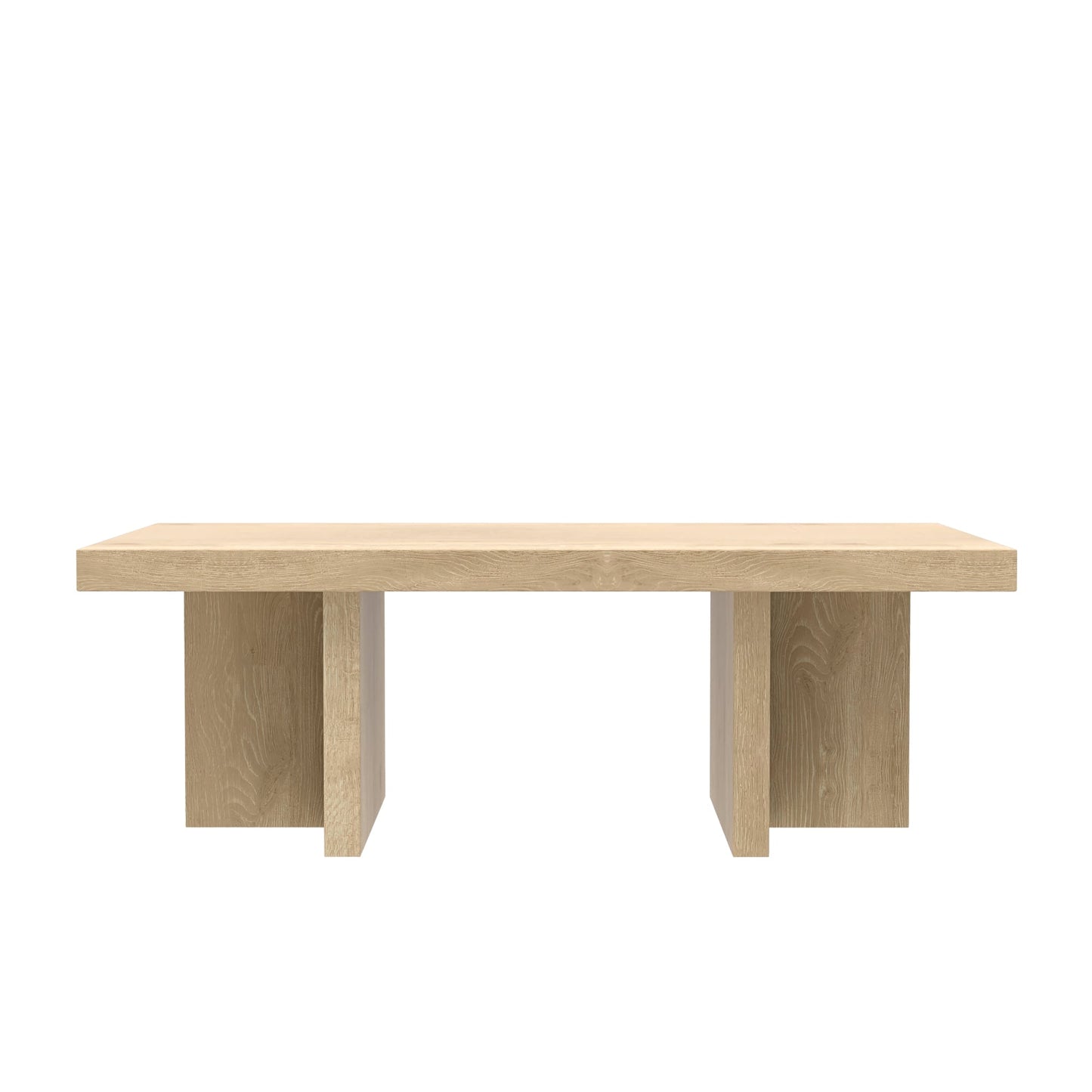 Donte Rectangular Coffee Table, Natural - Alpine Furniture