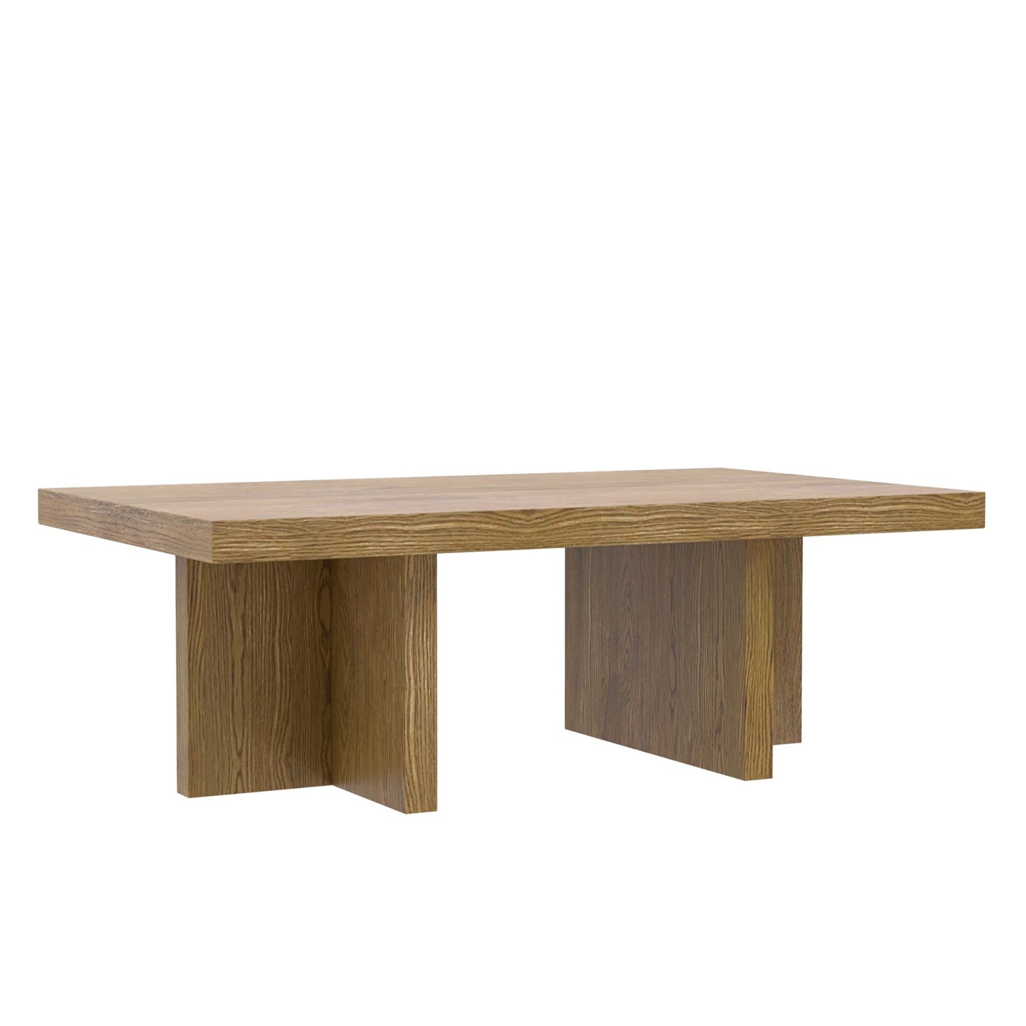 Donte Rectangular Coffee Table, Oak - Alpine Furniture