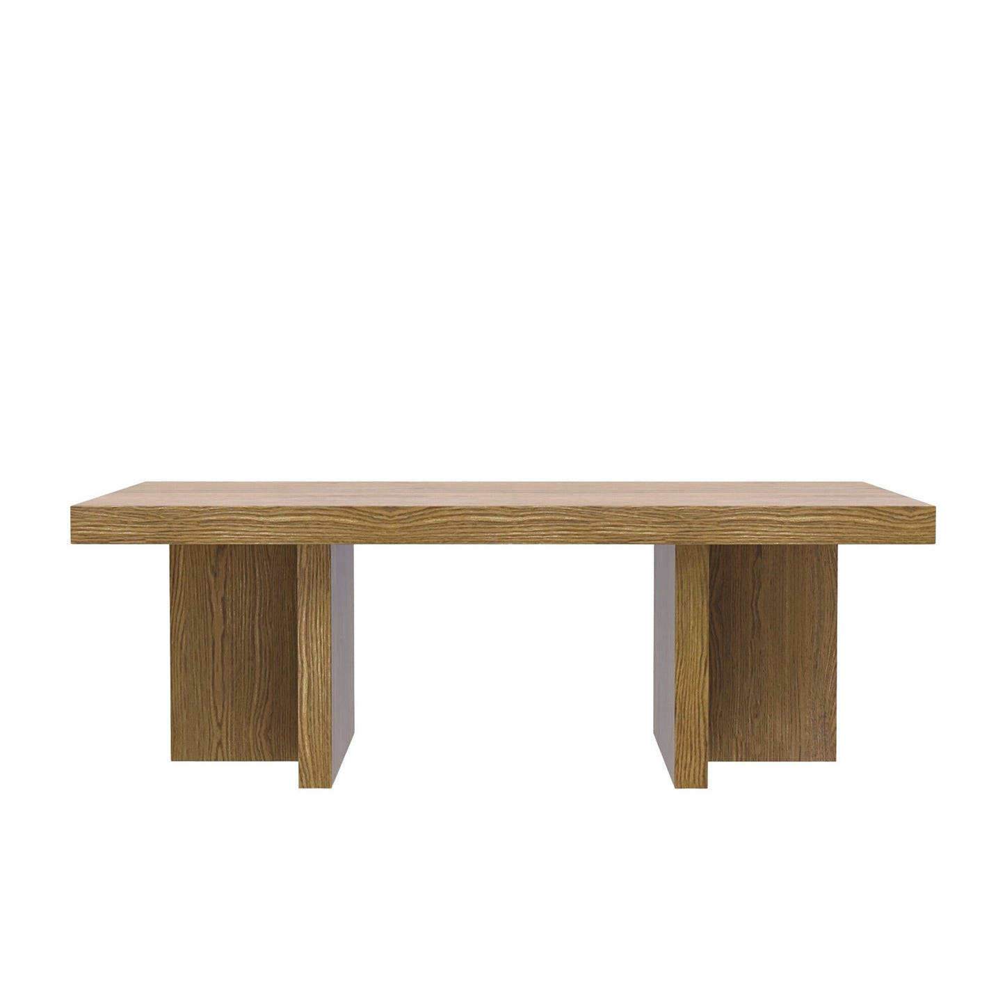 Donte Rectangular Coffee Table, Oak - Alpine Furniture