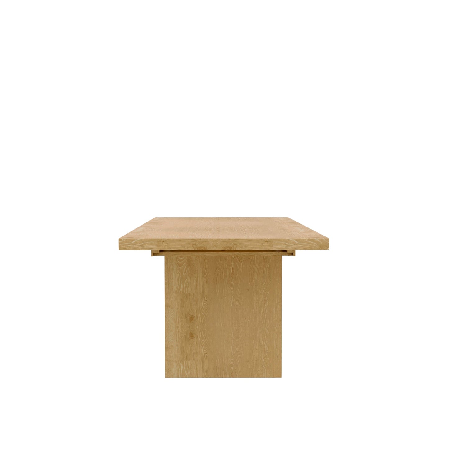Donte Self Storage Extension Dining Table, Natural - Alpine Furniture