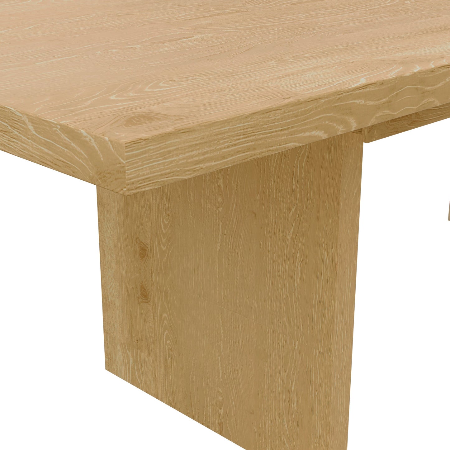 Donte Self Storage Extension Dining Table, Natural - Alpine Furniture
