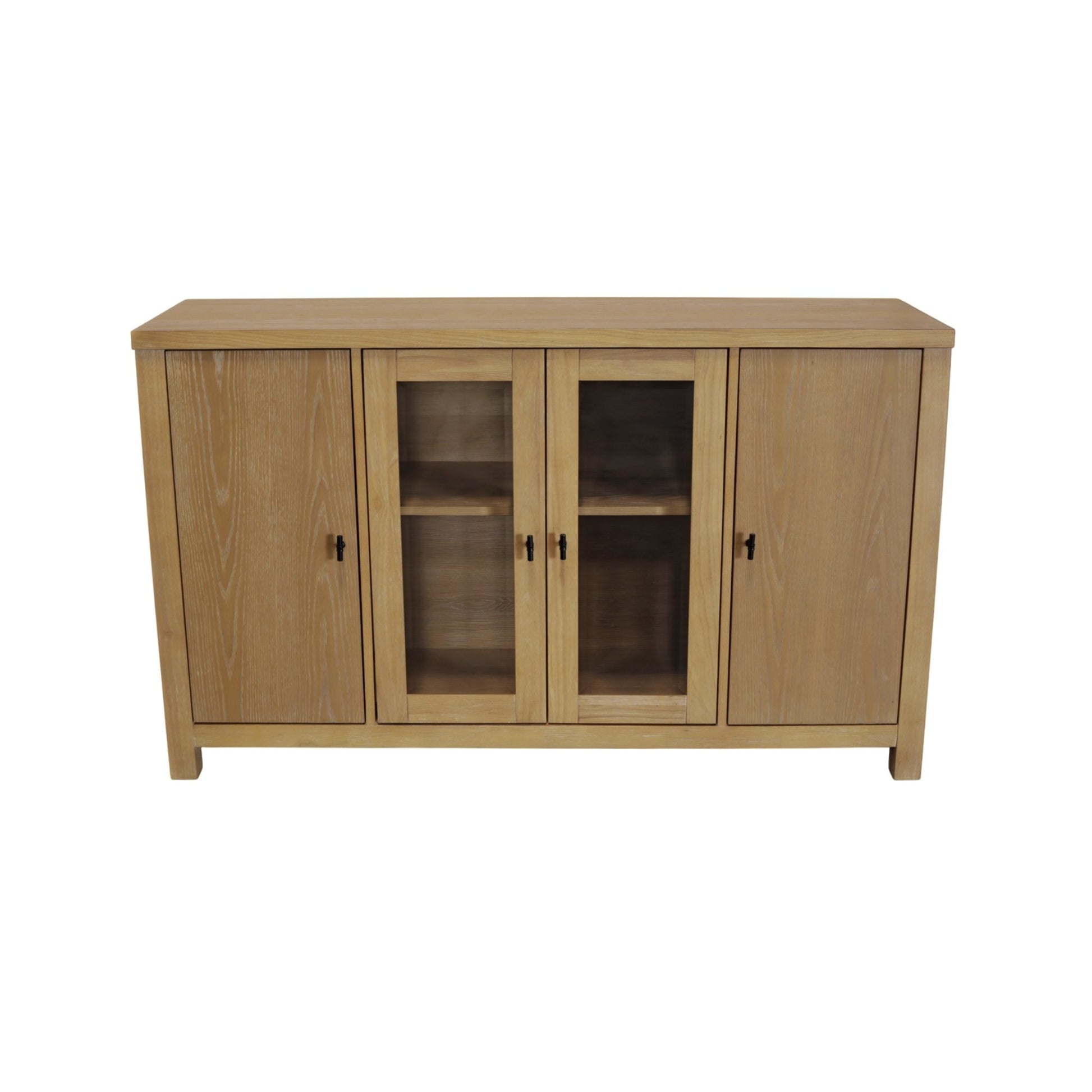 Eleanor Glass & Wood Sideboard - Alpine Furniture