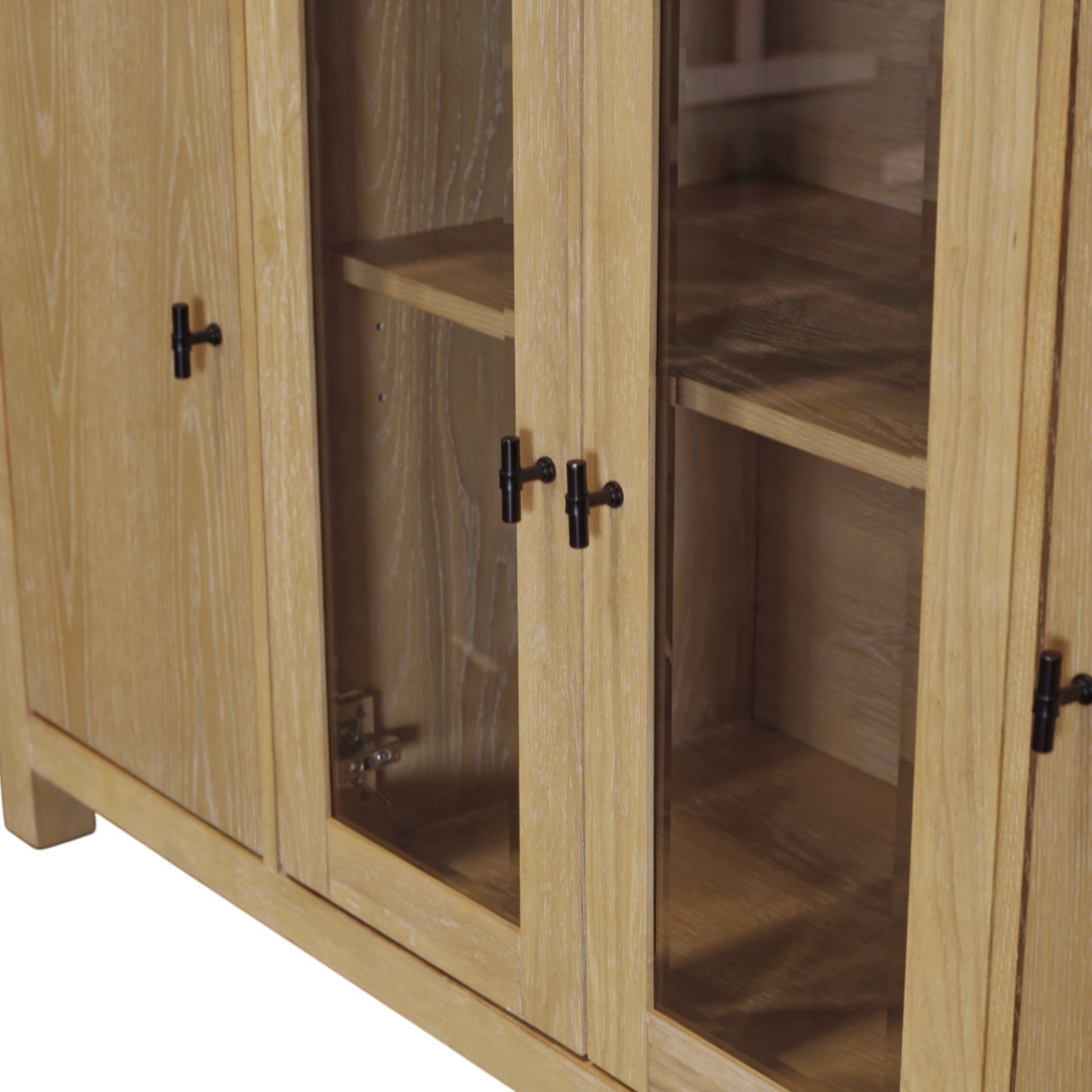 Eleanor Glass & Wood Sideboard - Alpine Furniture