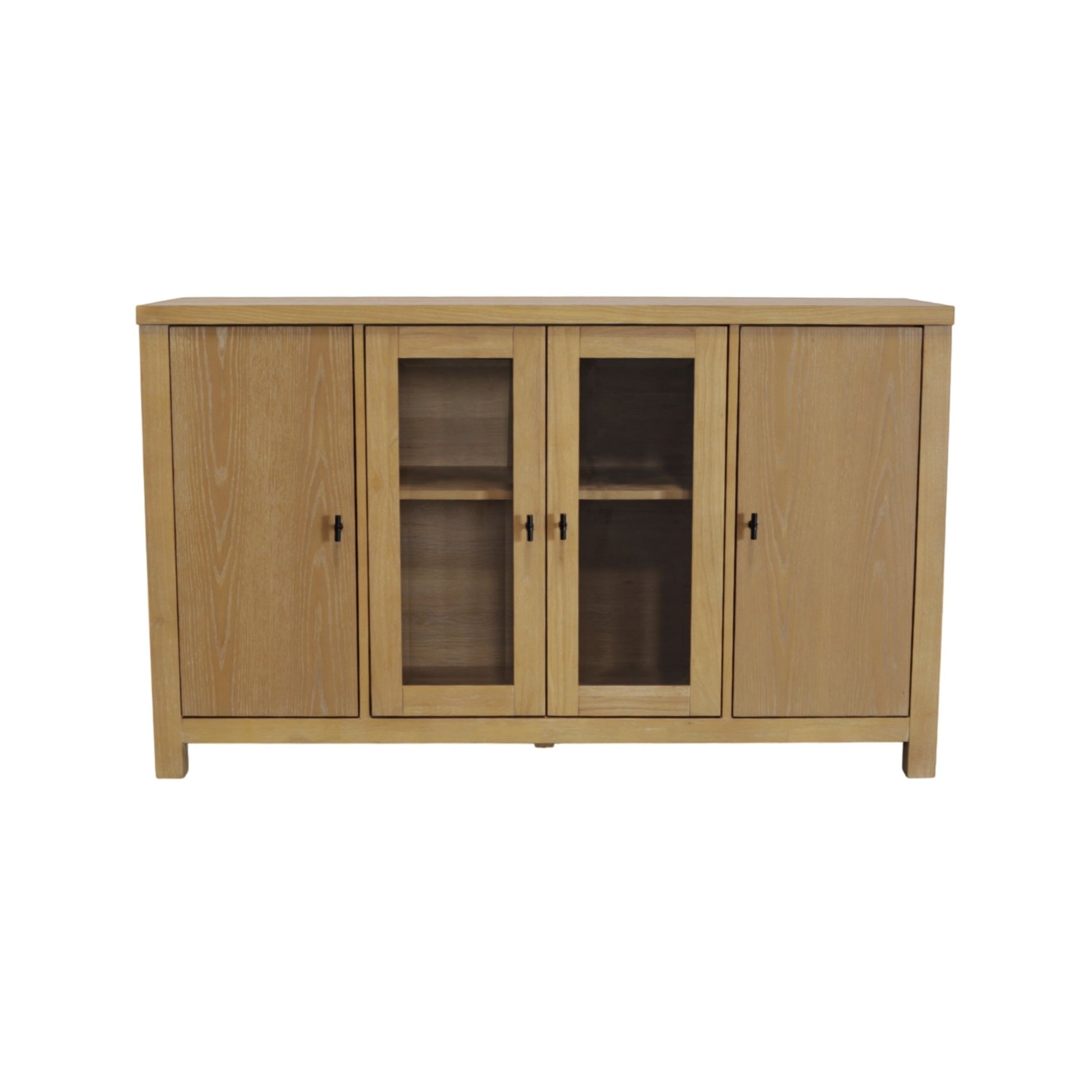 Eleanor Glass & Wood Sideboard - Alpine Furniture