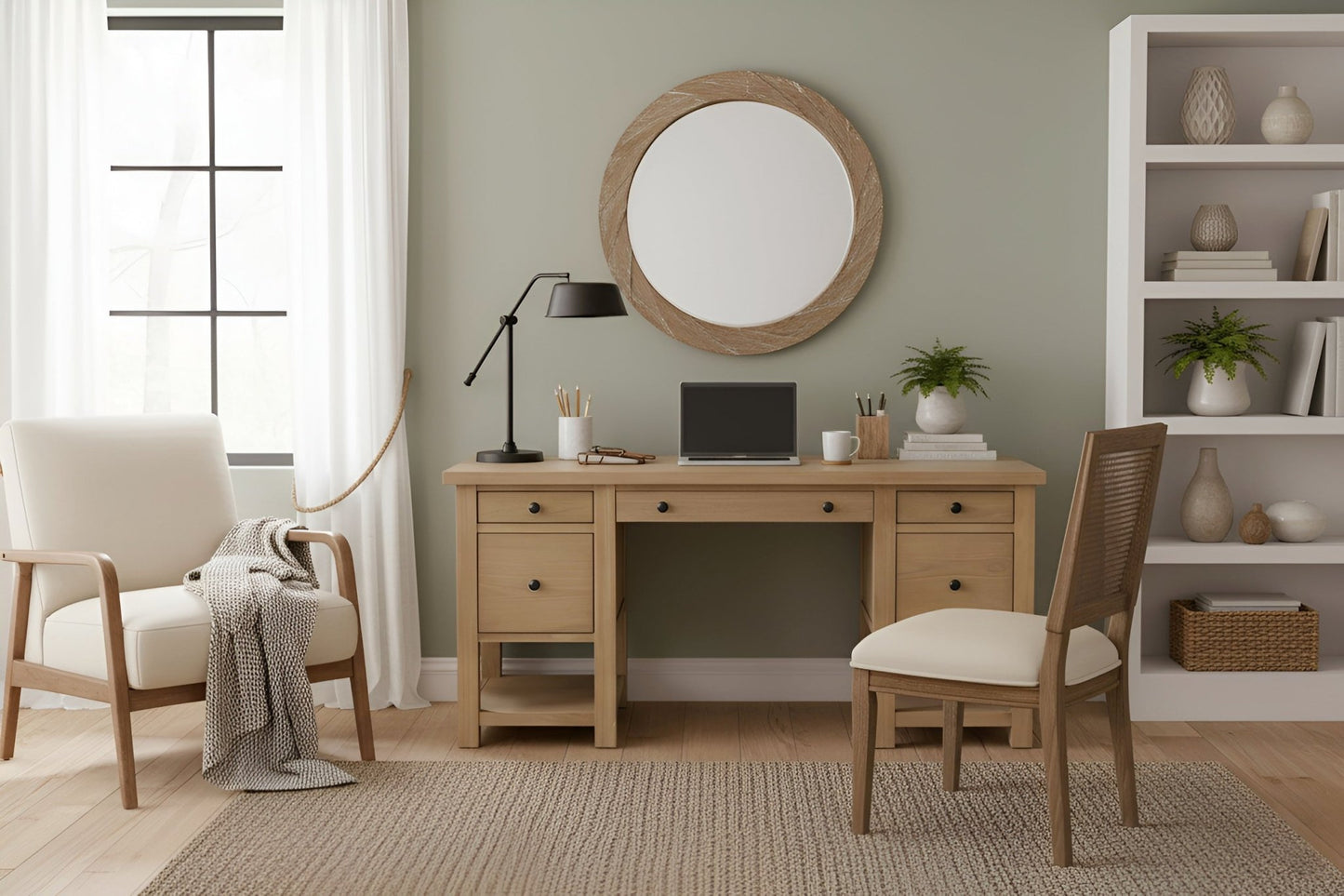 Emilia Desk - Alpine Furniture