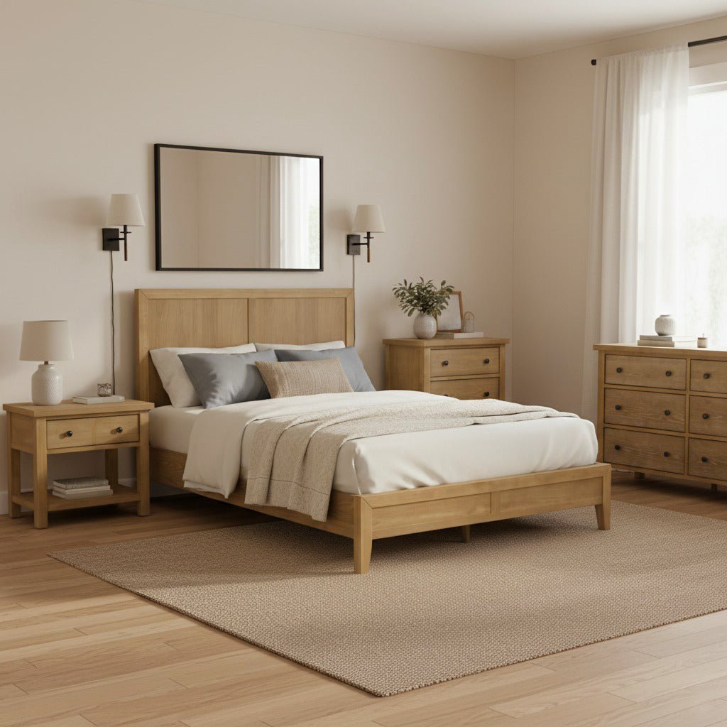 Emilia Platform Bed - Alpine Furniture