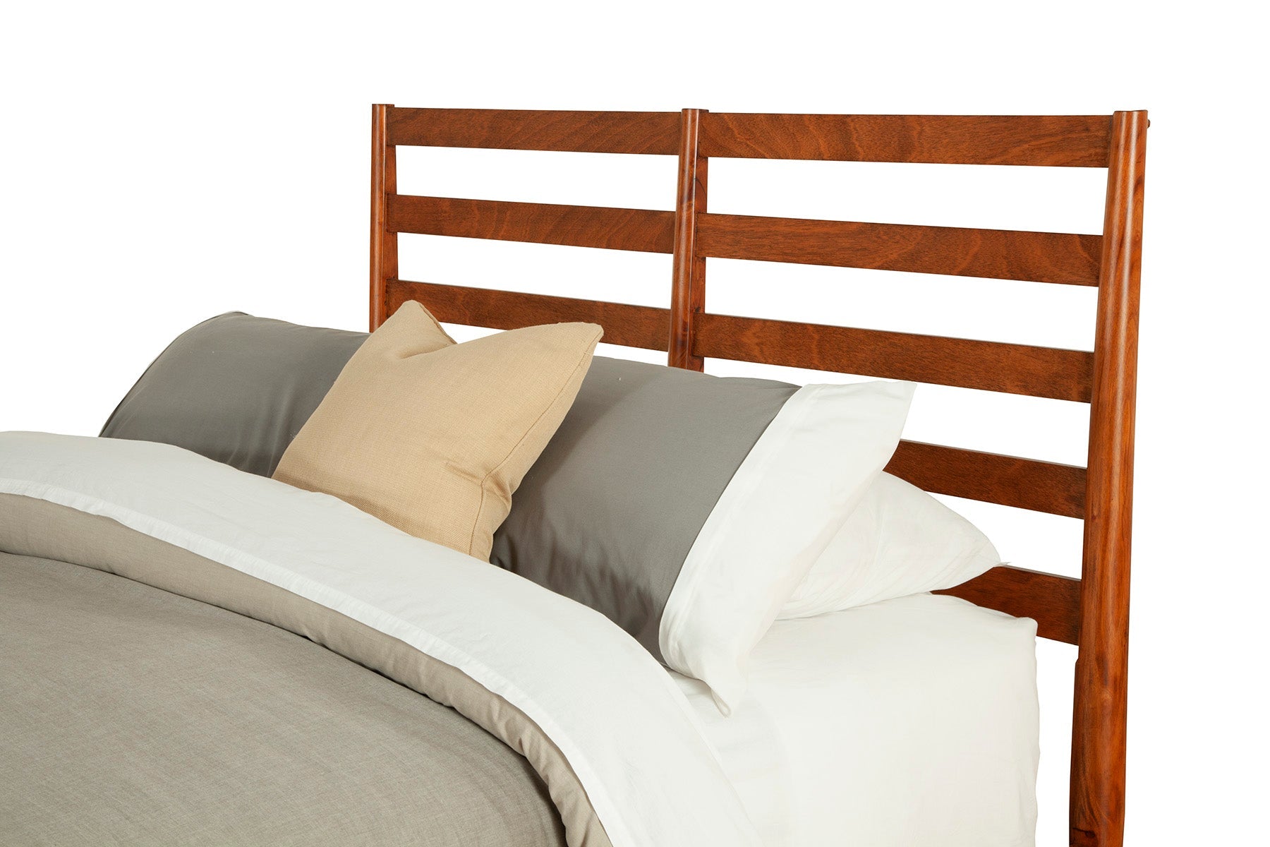 Flynn Retro Bed, Acorn - Alpine Furniture