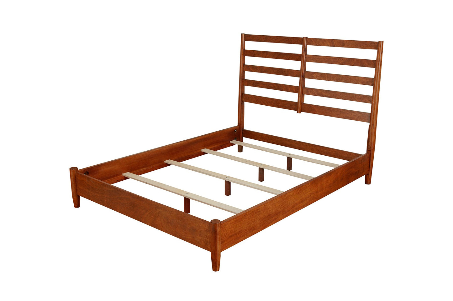 Flynn Retro Bed, Acorn - Alpine Furniture