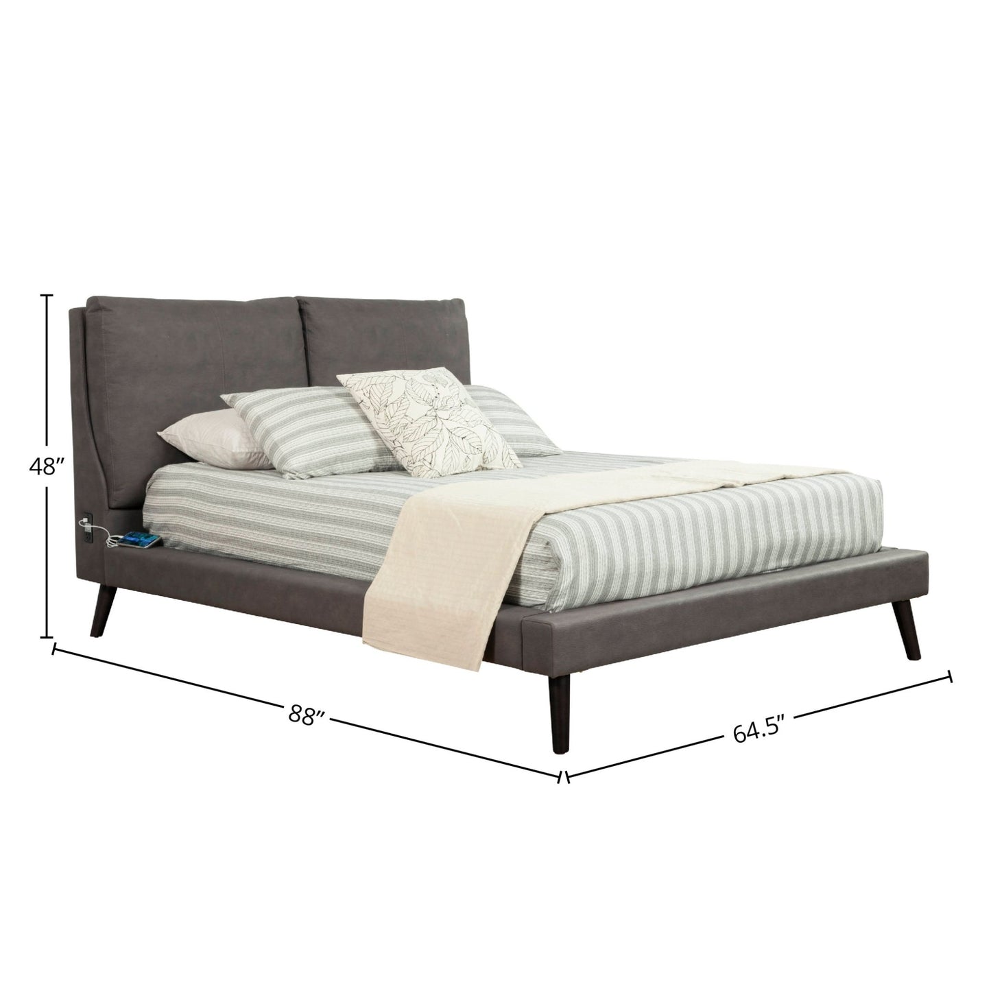 Gabriela Platform Bed - Alpine Furniture