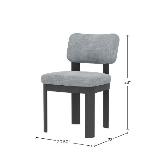 Gabrielle Side Chairs, Black (Set of 2) - Alpine Furniture