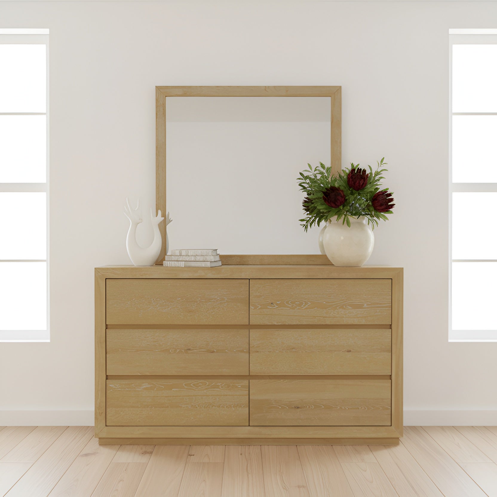Harper 6-Drawer Dresser in Light Oak Harper 6-Drawer Dresser in Light Oak