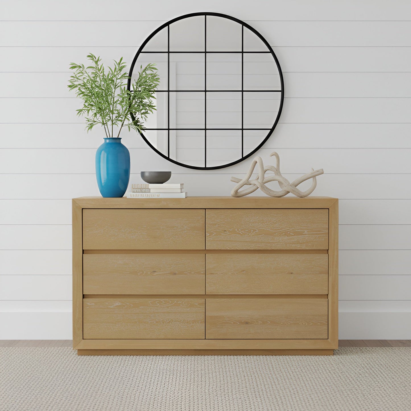 Harper Six Drawer Dresser - Alpine Furniture