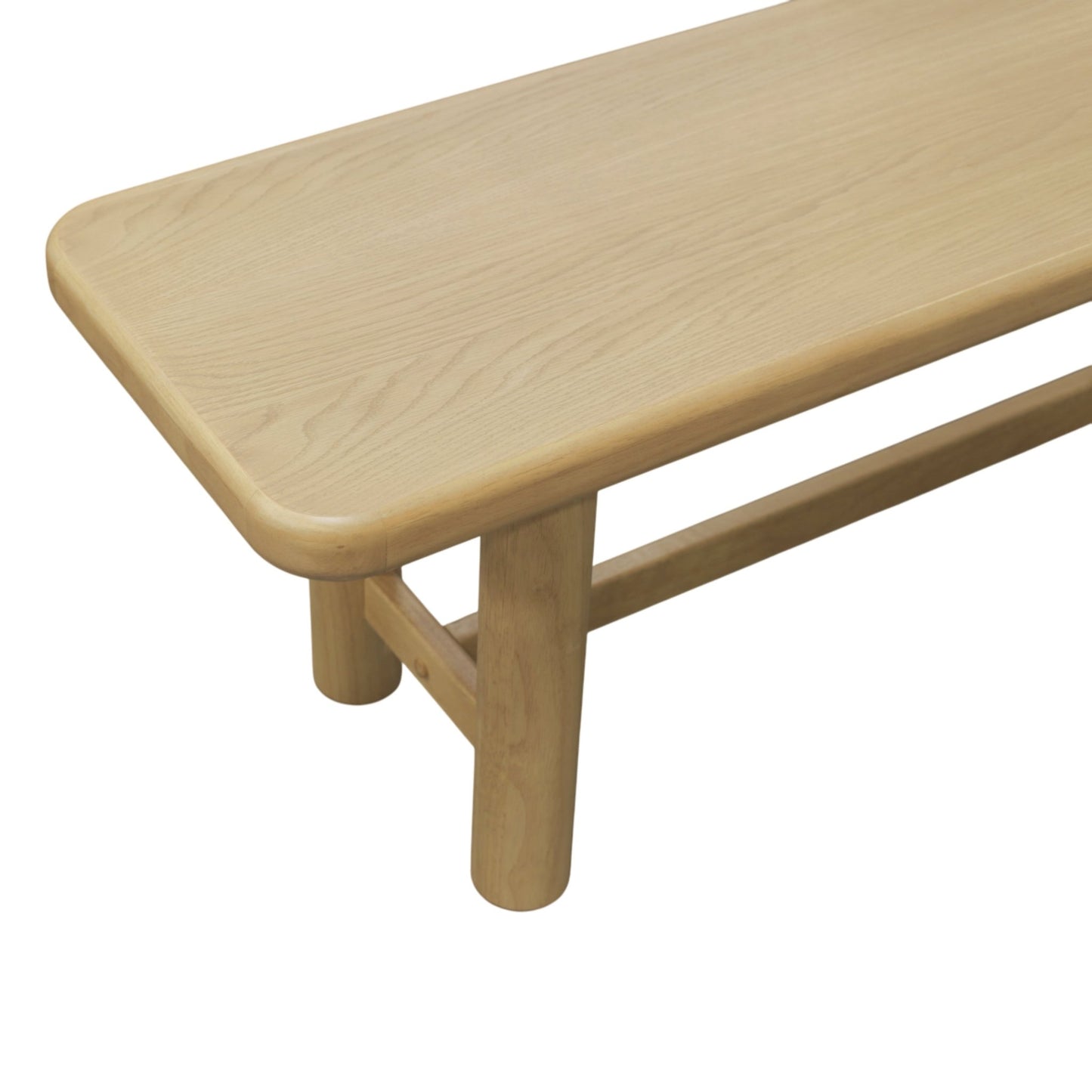 Hudson Dining Bench, Light Oak - Alpine Furniture