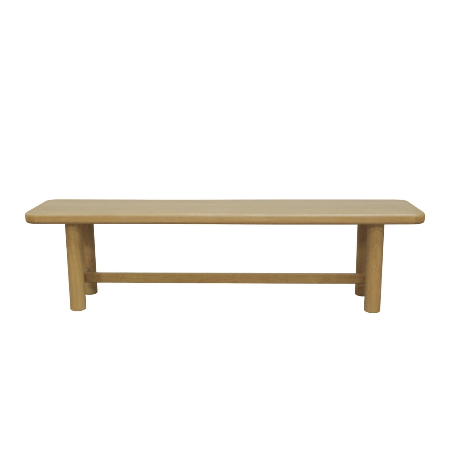 Hudson Dining Bench, Light Oak - Alpine Furniture