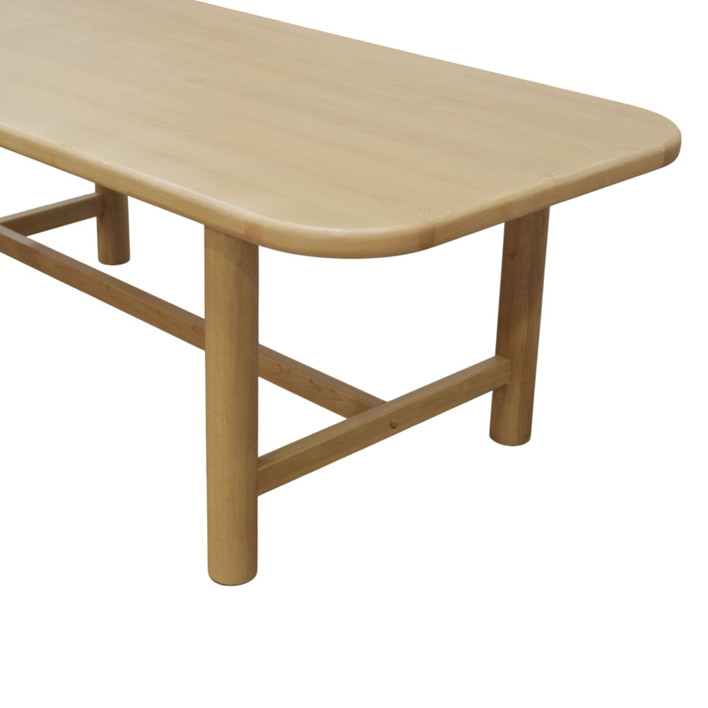 Hudson Dining Table, Light Oak - Alpine Furniture