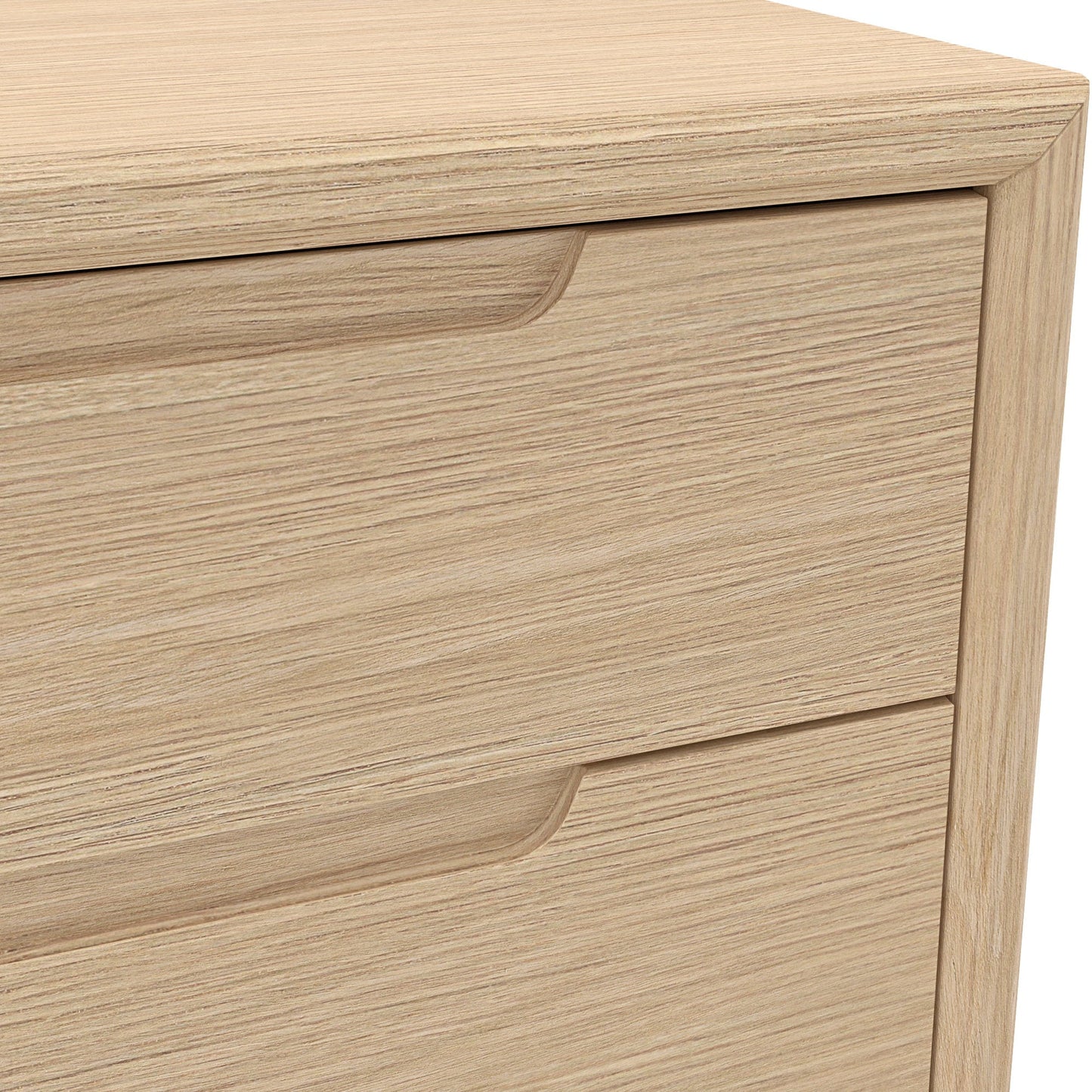 June Nightstand, Light Oak - Alpine Furniture