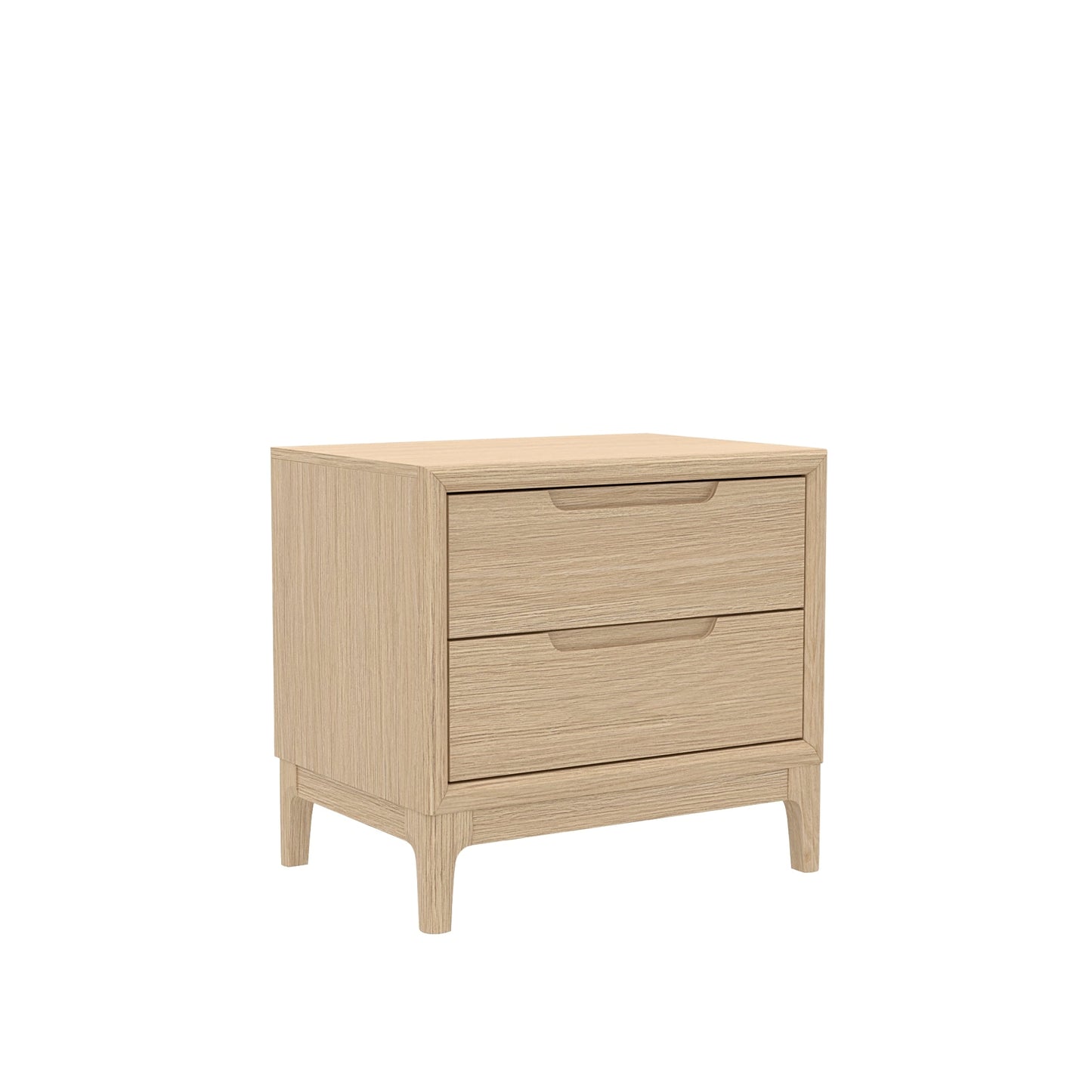 June Nightstand, Light Oak - Alpine Furniture