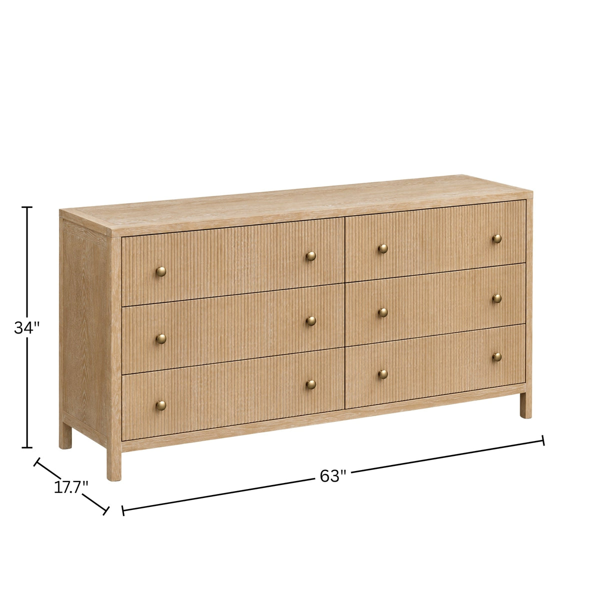 Marsha Dresser, Natural - Alpine Furniture