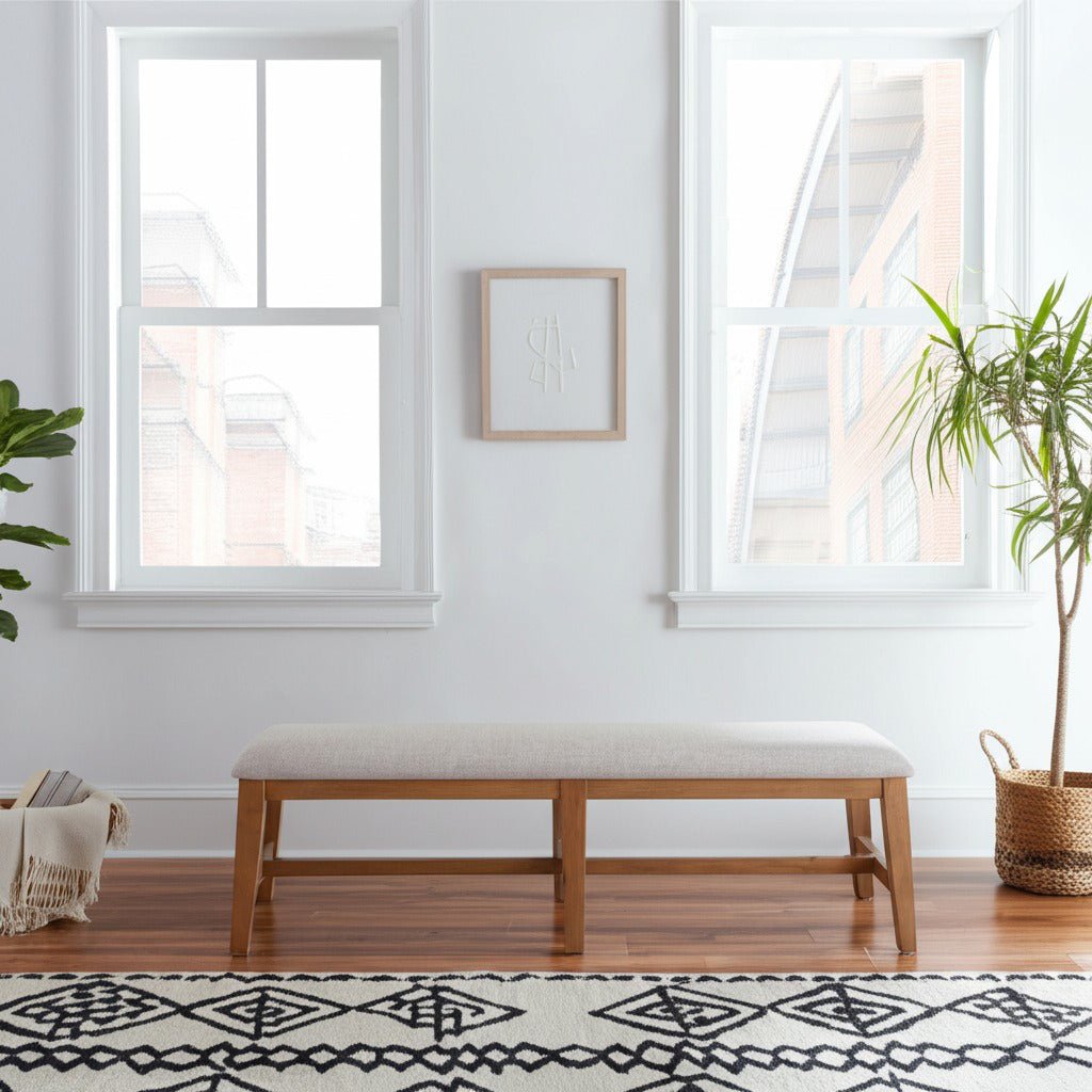 Olejo Bench, Natural - Alpine Furniture