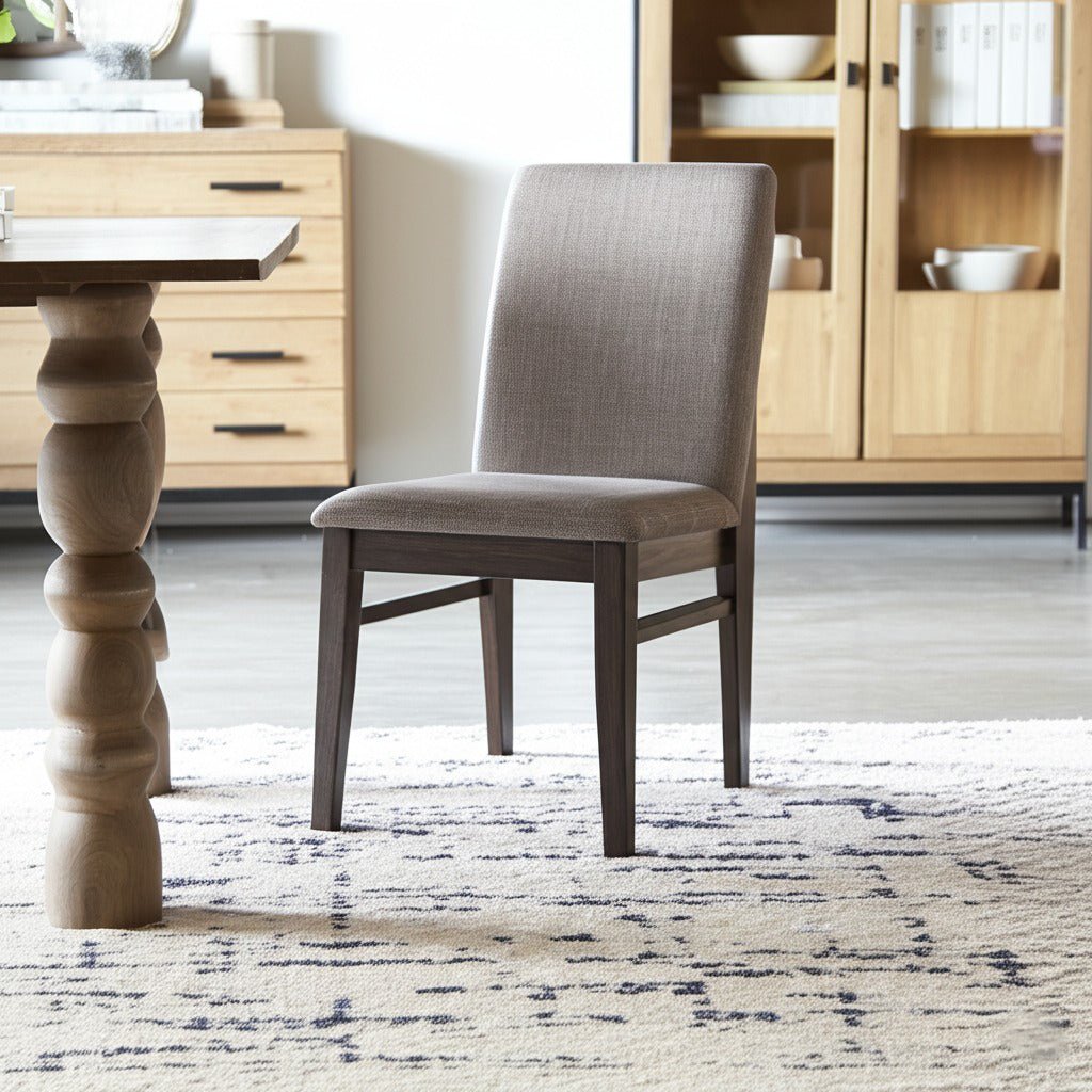 Olejo Side Chairs, Chocolate - Alpine Furniture